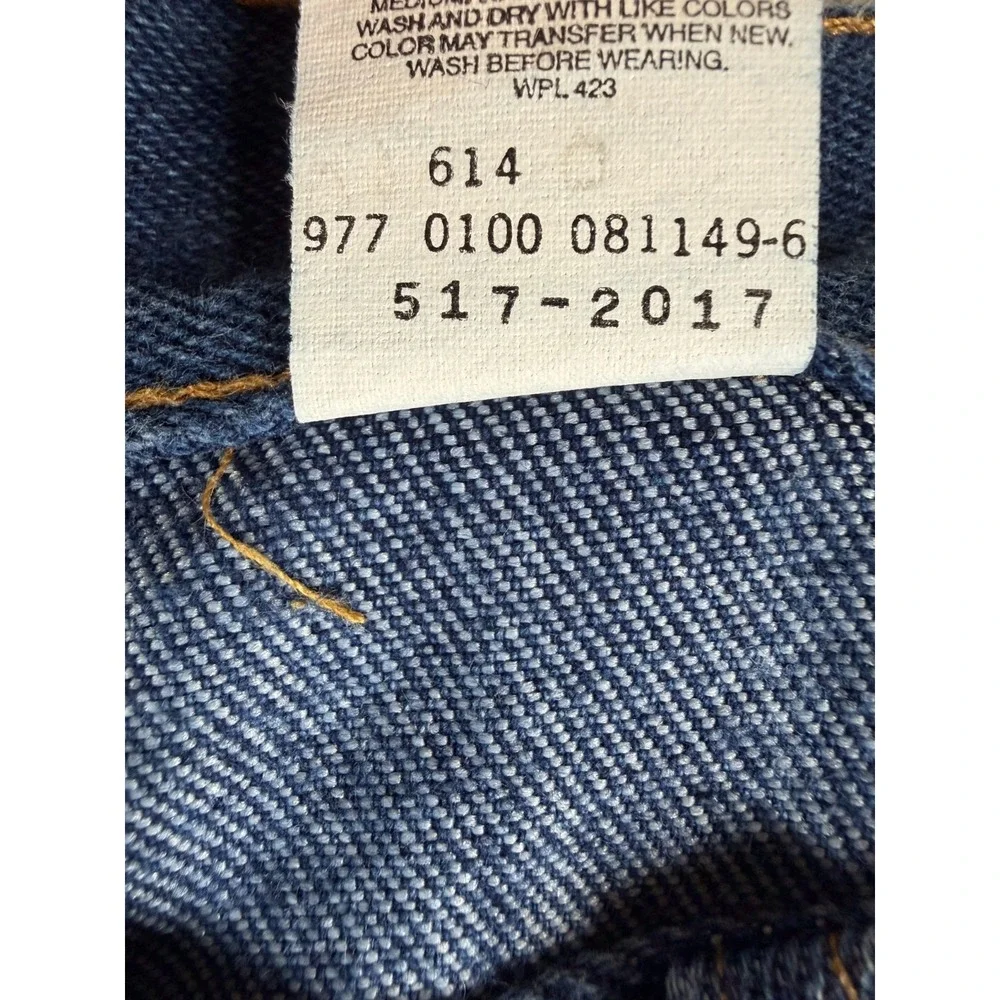 Vtg Levi's 517 Boot Cut Jeans 38x30 Dark‎ Wash Y2K Western Denim Mens